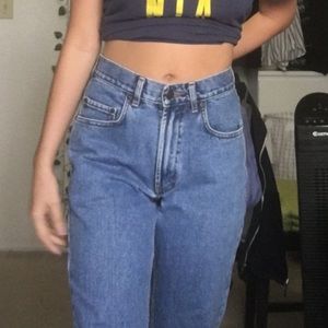 High rise mom jeans